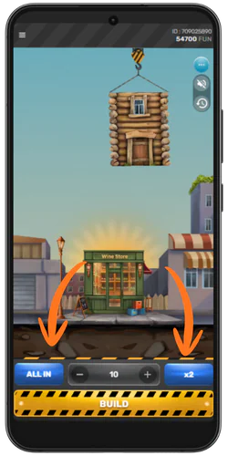 Tower Rush Configura tu apuesta